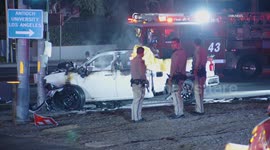 USA: Culver City Fatal Fiery Crash