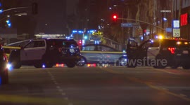 USA: Hollywood Suspect Barricaded With Hammer Part 2