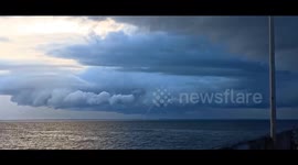 US: Huge Waterspout Spotted Off Coast Of Mobile Bay, Alabama