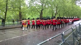 Queen's Guards Bandsmen State Opening of Parliament