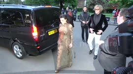 Kim Kardashian and Kanye West at Vogue 100 Gala Dinner