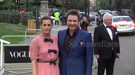 Simon Le Bon and  Bryan Ferry attends the  British Vogue Centenary Gala Dinner