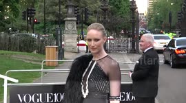 Jade Parfitt and Laura Bailey  attends the  British Vogue Centenary Gala Dinner