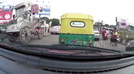 Dashcam Compilation of Indian Traffic