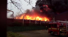 Huge fire at EMR scrap yard in Birmingham