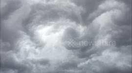 Awesome storm cloud formation over Minnesota