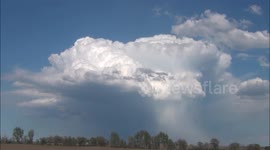 Time lapse video of clouds forming