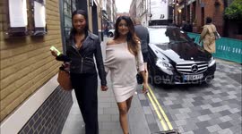 Ashley James and Farah Sattaur at the Ham Yard Hotel
