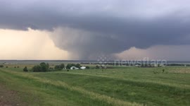Massive tornado in Kansas, USA yesterday