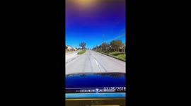 Nasty crash caught on dashcam in Texas, USA