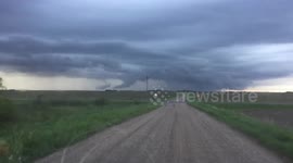 Funnel Cloud Forming Western Minnesota