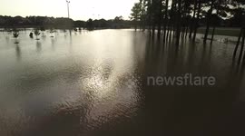 Cypress Texas Park Completely Flooded 5/28/2016