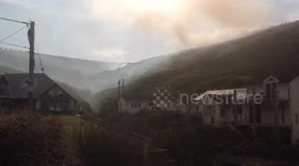 Arson on clifftop