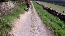 My big crash in the Peak District UK