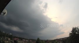 Thunderstorm, extreme weather time-lapse GoPro