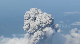 Guatemalan volcano explodes ash into the air