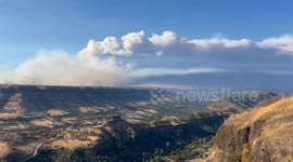 Pentz Fire near Paradise, CA