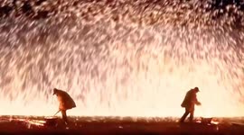 China: Strike Tree Flower Performance in Zhangjiakou