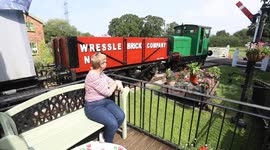 Man builds full size railway in his back garden