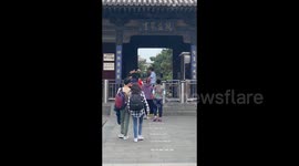 China: Tourists Visit Huayan Temple in Datong