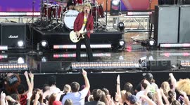 USA: Green Day performs on Good Morning America TV show