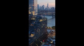 Couple Practice Wedding Dance On Brooklyn Balcony