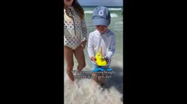 Parents buy child a water toy, he has a meltdown when it gets wet