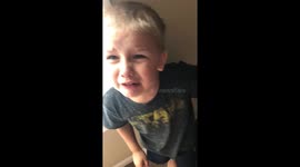 Naughty Drawer Scares Curious Kid