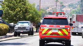 United States: Highland Fire Burns Home and Car