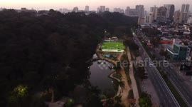 Brazil: Cold dawn in the city of Guarulhos