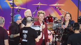 United States: Green Day performs on Good Morning America TV show