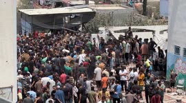 At least 30 killed and over 100 injured in an Israeli airstrike on a school in Gaza, Palestinian officials say