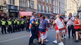 Several arrests made after Tommy Robinson rally in Whitehall