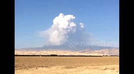 US: Evacuations Ordered As Borel Fire Rages In Kern County, CA