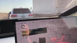 US: Drivers Stranded Between LA And Las Vegas As I-15 Closed Due To Fiery Semi-Truck Crash 2