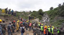 Saurya Airlines plane has crashed at Tribhuvan International Airport (TIA) in Kathmandu.