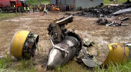 Saurya Airlines plane has crashed at Tribhuvan International Airport (TIA) in Kathmandu.