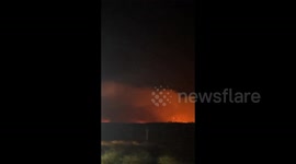 Video captures enormous eildfire in Northern California
