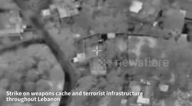 Lebanon: IAF strikes a series of Hezbollah weapons caches and infrastructure