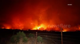 USA: Borel Fire Continues to Grow Structures Destroyed