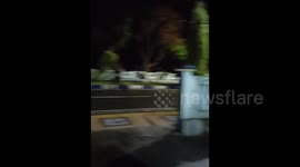 The police and Brimob (special police) in Indonesia clashed, attacking each other using firearms, shots fired, making residents afraid