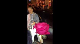 Fan gifts rose to Celine Dion after Paris Olympics 2024 opening ceremony performance