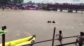 SDRF rescues 28 pilgrims from drowning in river in northern India