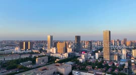 China: Urban Architecture Skyline in Huai 'an