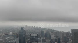 Storm Clouds Over Downtown Chicago