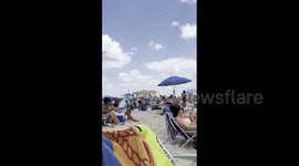 US: Swarm Of Dragonflies Invade Misquamicut Beach, Rhode Island
