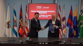 Spain: China Media Group signs cooperation deal with Spain's Professional Football League