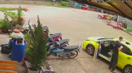 Taxi driver arrested for 'stealing British tourist's wallet accidentally left on car roof'