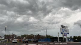 Severe Thunderstorm in Cumberland IL, USA