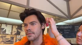 Life-sized waxwork figure of Harry Styles unveiled at bakery where he used to work